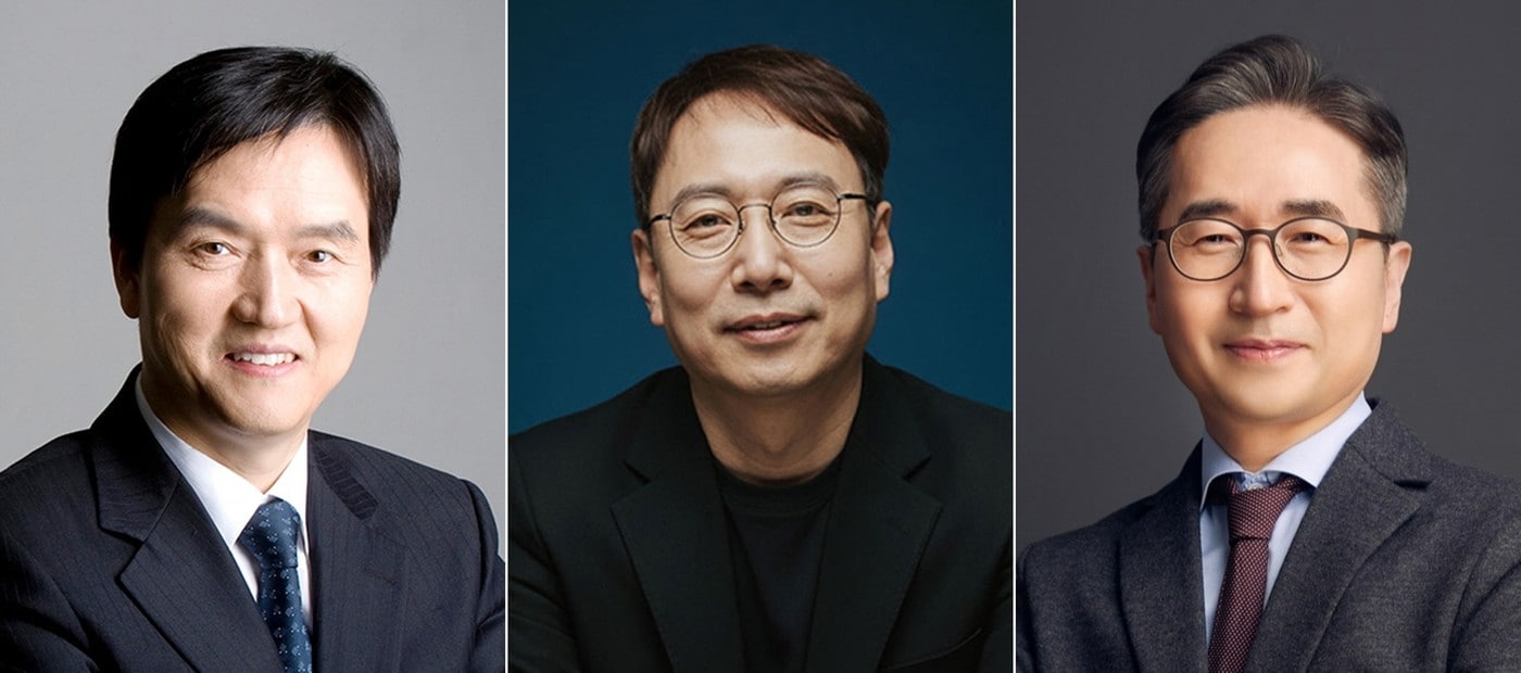 2026년도 자랑스러운 서울공대 동문상 수상자인 윤세한 해안종합건축사사무소 대표, 송창록 SK에코플랜트 머티리얼즈 사장, 장덕현 삼성전기 사장. (서울대 공대 제공)