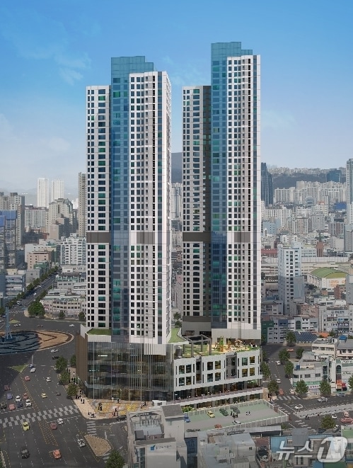 울산 신정 공공지원 민간임대주택 조감도.(HS화성 제공, 재판매 및 DB 금지)