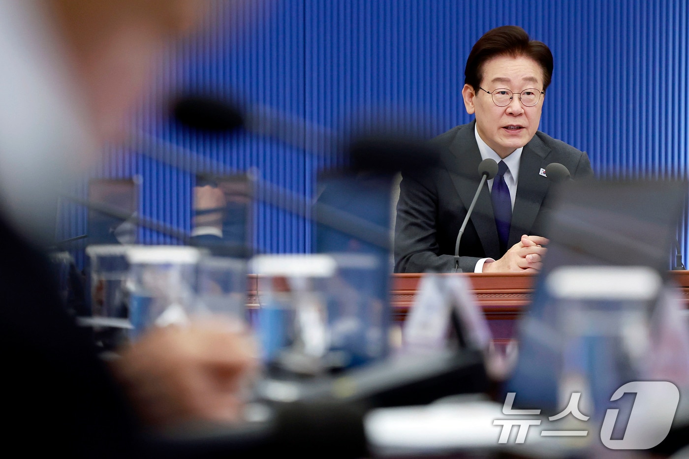 이재명 대통령이 30일 청와대에서 열린 수석보좌관회의에서 발언하고 있다. (청와대통신사진기자단) 2026.4.30 ⓒ 뉴스1 이재명 기자