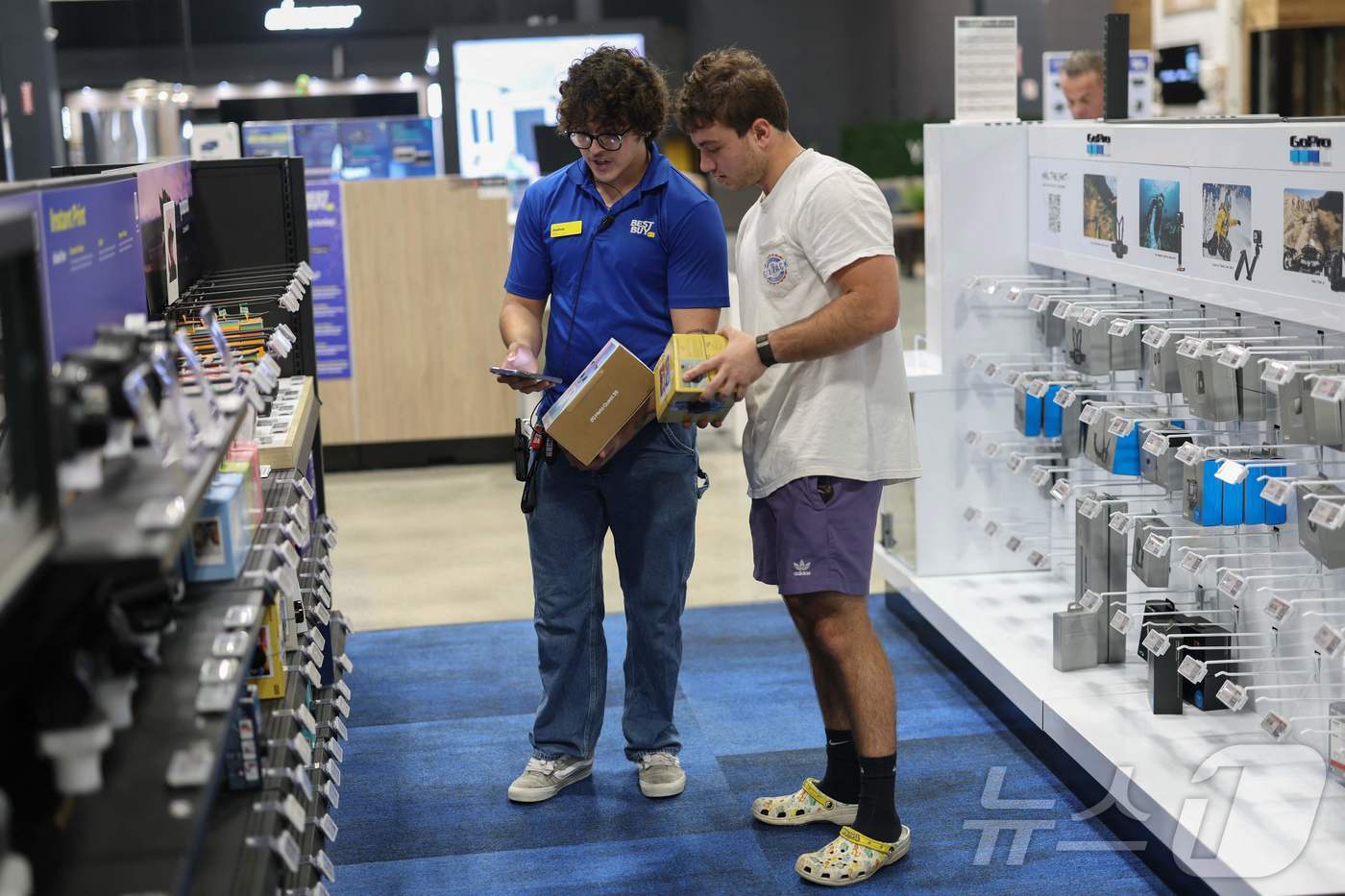 미국의 한 전자기기 매장 <자료사진>ⓒ AFP=뉴스1