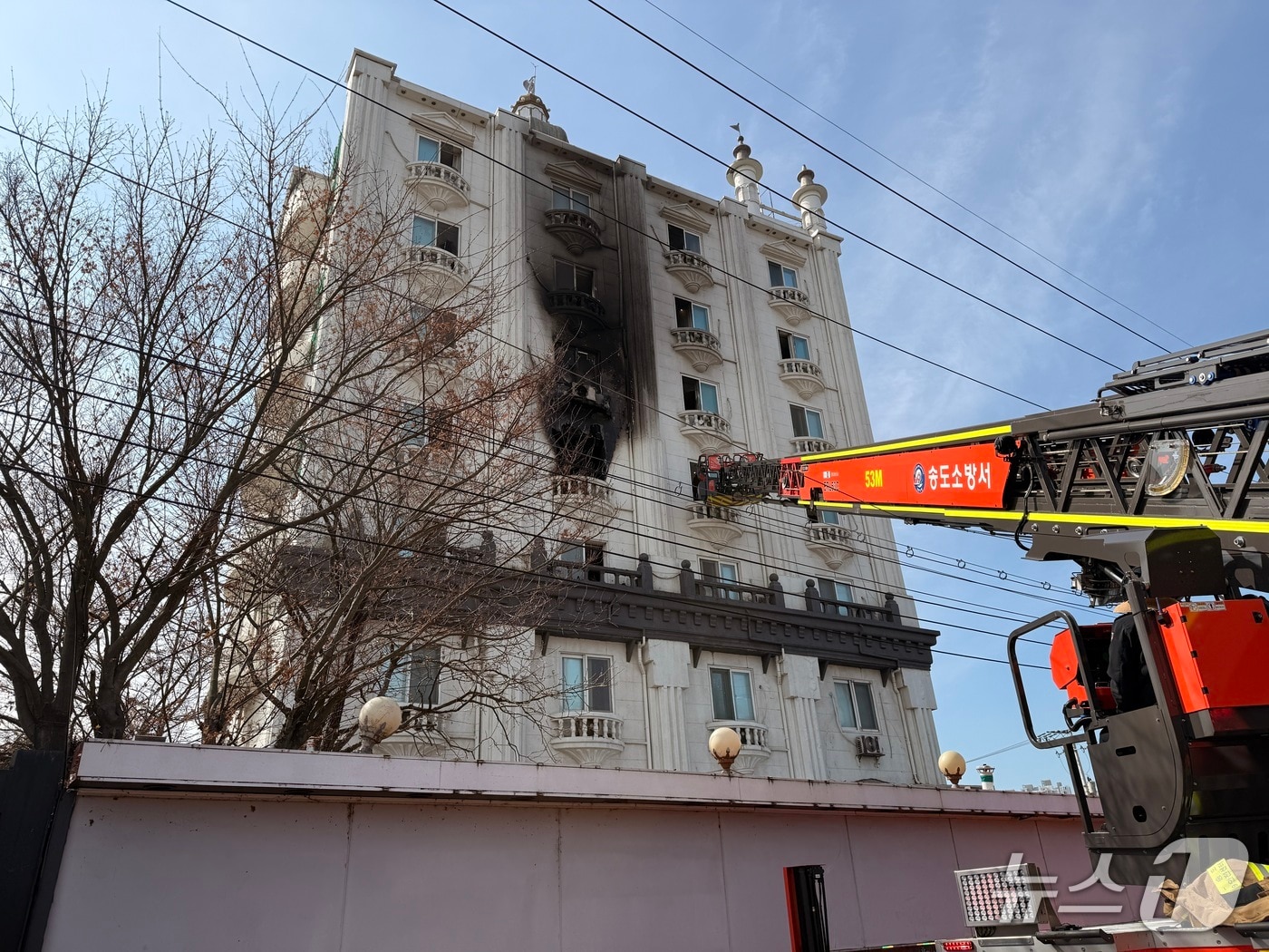 화재현장(인천소방본부 제공/뉴스1)