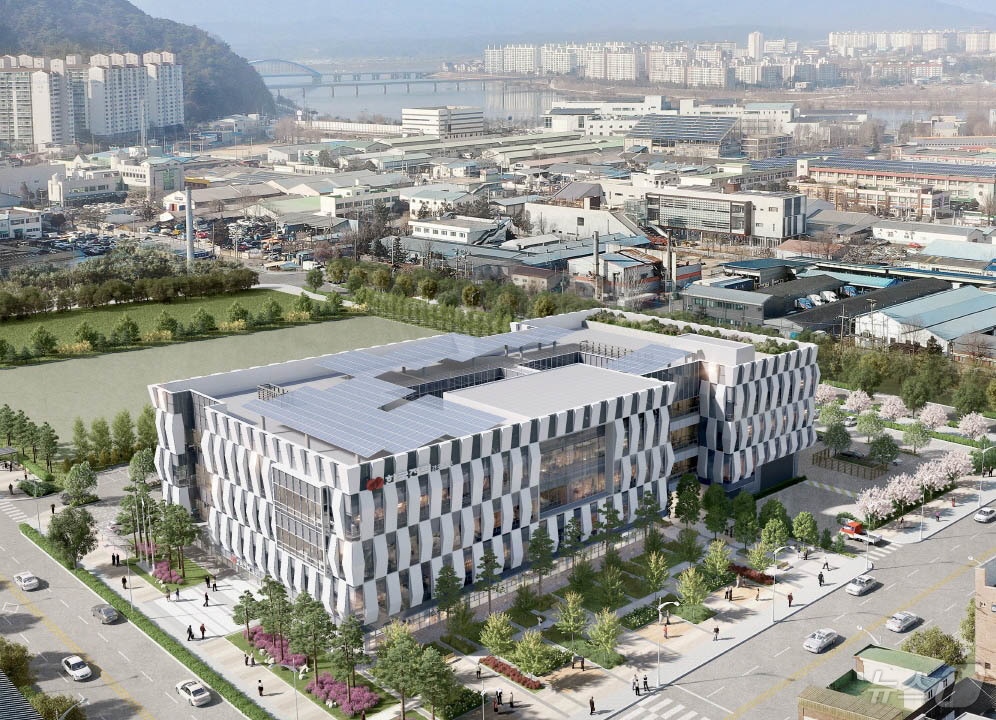 한전 강원본부 신축 사옥 조감도./뉴스1