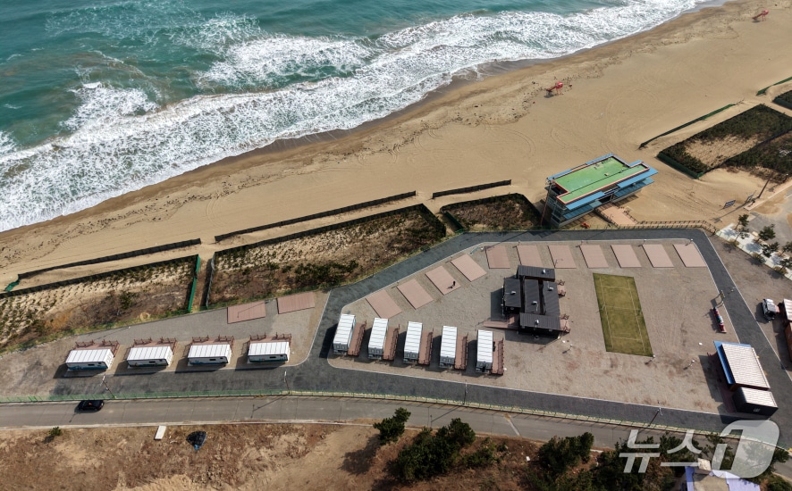 경북 포항철강공단 근로자 등을 위해 조성한 근로자 다목적 야영장이 오는 7일부터 시범 운영에 들어간다. (포항시 제공, 재판매 및 DB 금지)