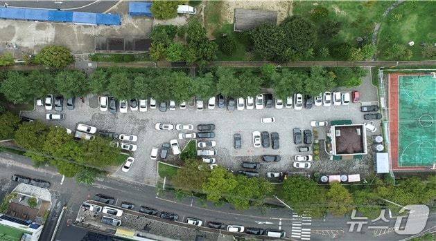 의암공원 주차장 전경.(춘천시 제공, 재판매 및 DB금지)