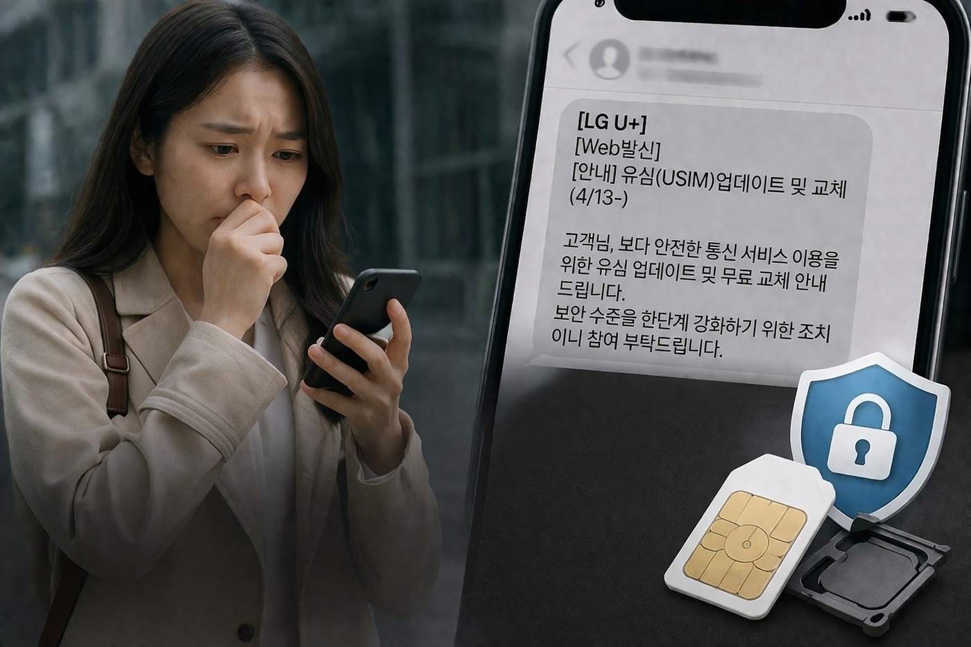 LG유플러스 유심 교체 문자 받으셨나요? 스팸 여부와 교체 이유 완벽 정리