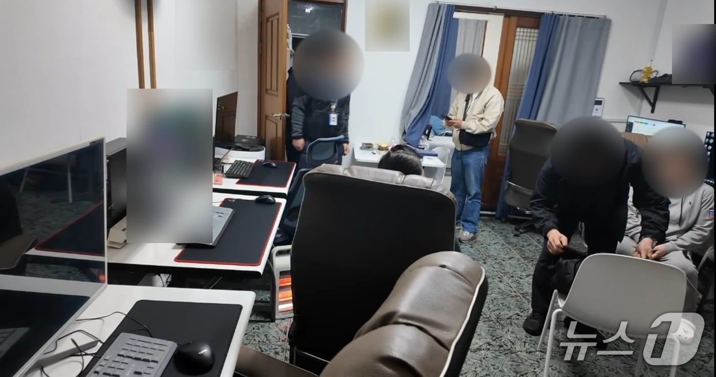 단속 현장. (제주경찰청 제공. 재판매 및 DB금지)/뉴스1