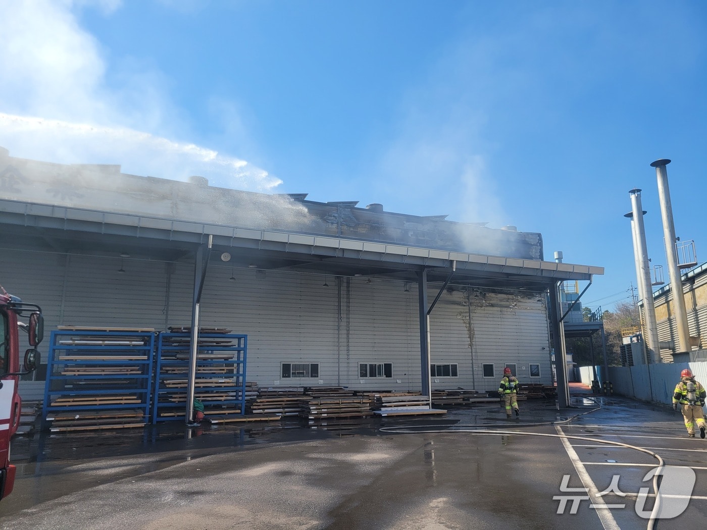 화재 현장.(경남소방본부 제공. 재판매 및 DB금지)