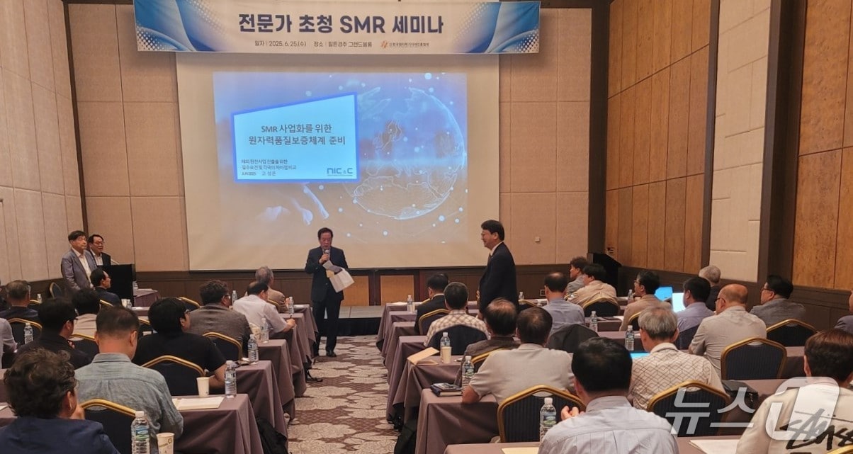 작년 6월에 열린 'SMR 세미나' 모습.(부산시 제공. 재판매 및 DB금지)