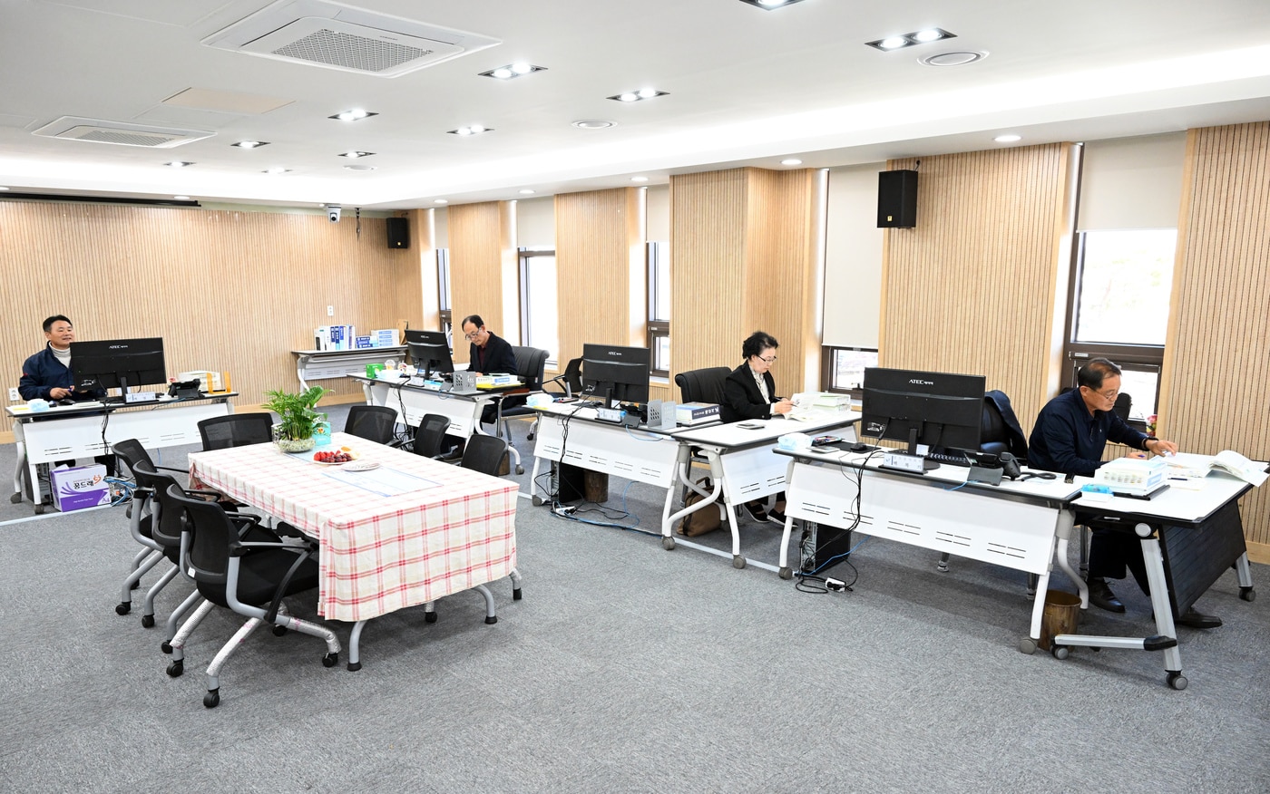  보령시 2025회계연도 결산 검사장 모습.(시의회 제공. 재판매 및 DB금지)/뉴스1