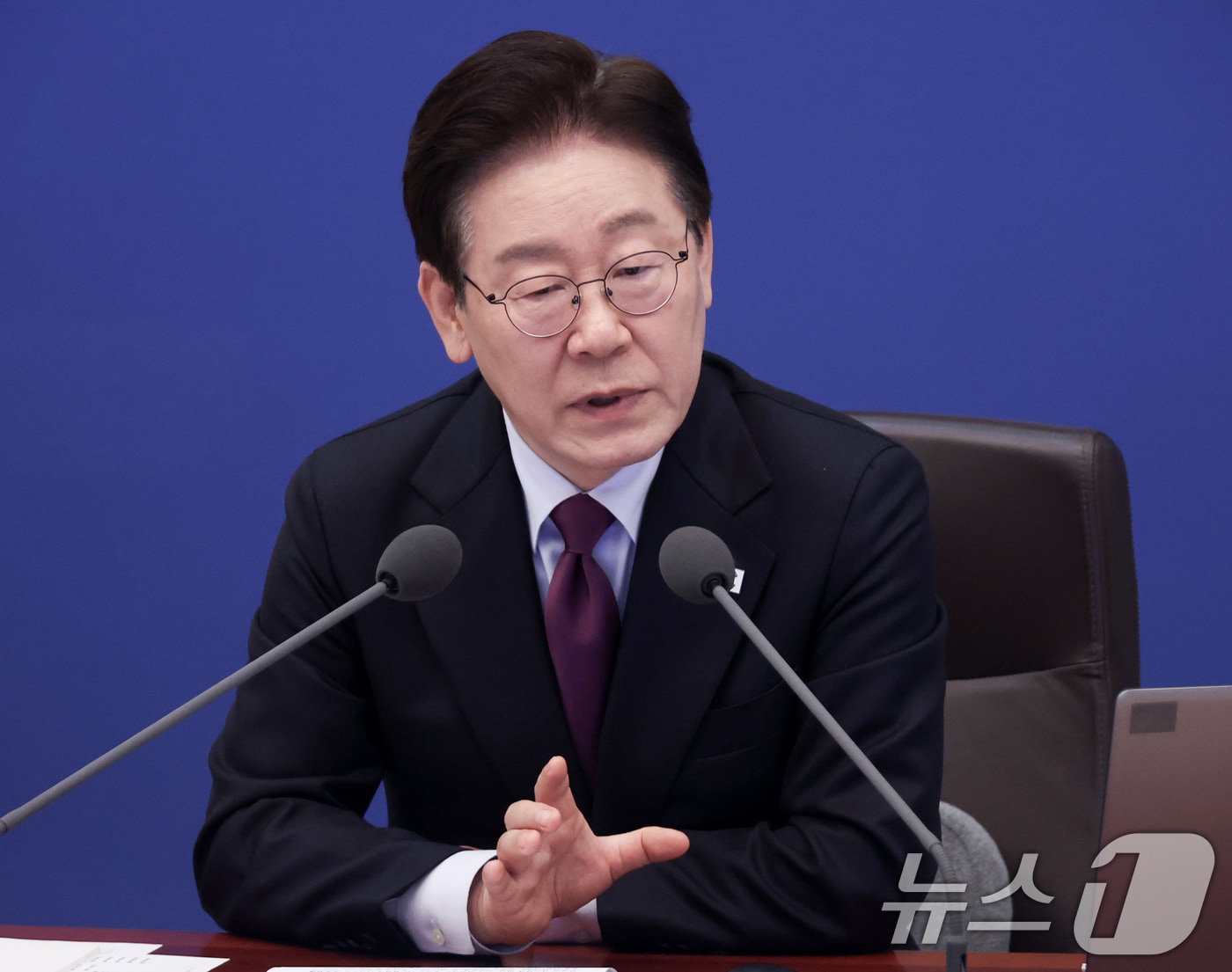 이재명 대통령이 9일 청와대에서 열린 수석보좌관회의에서 발언하고 있다. 2026.4.9 ⓒ 뉴스1 허경 기자