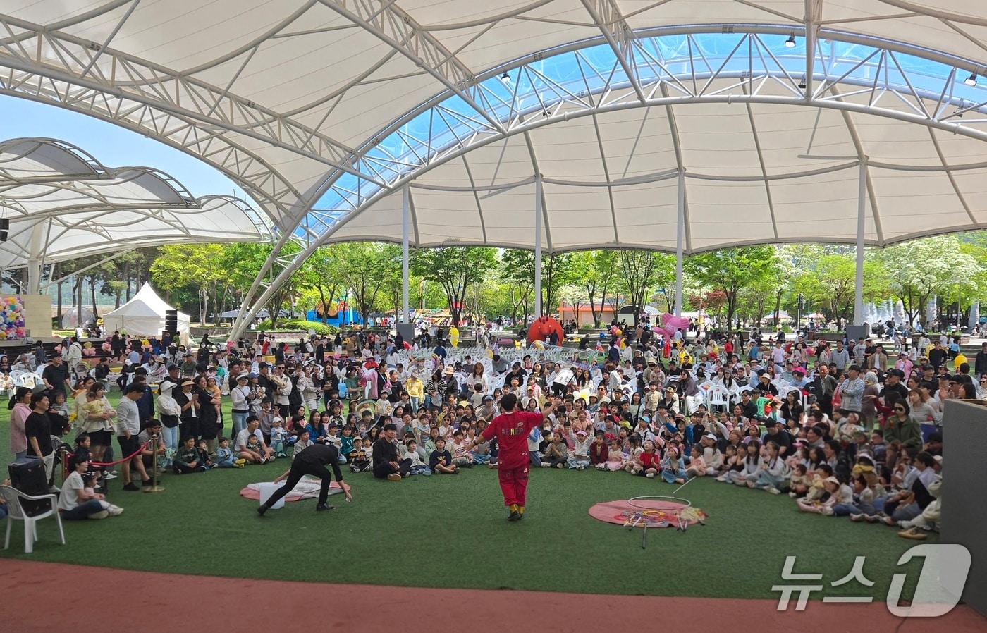 지난해 5월 곡성섬진강기차마을에서 열린 어린이날 특별 행사(곡성군 제공)