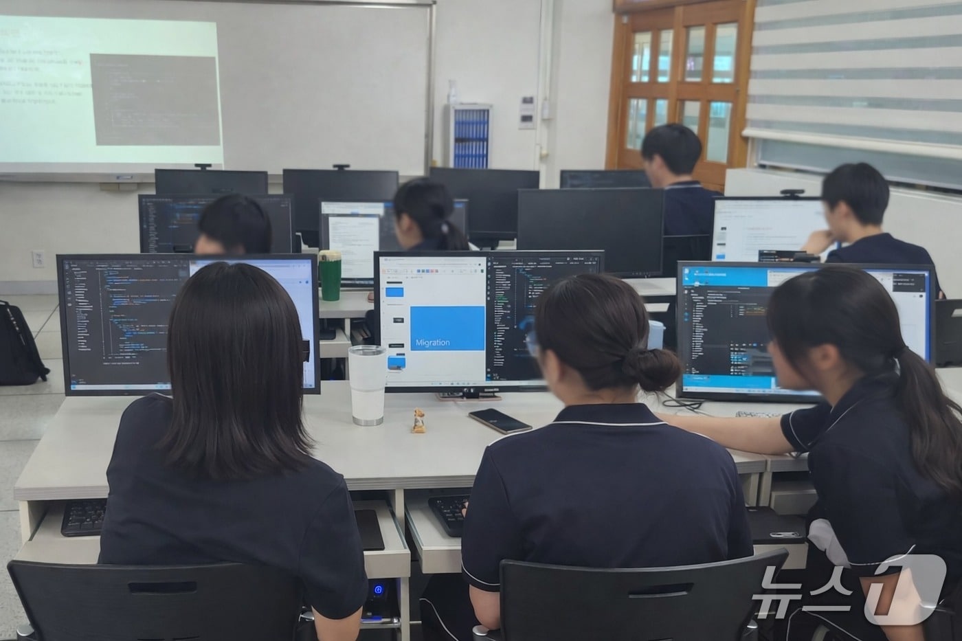 AI융합 학생동아리 활동 모습(대전시교육청 제공) /뉴스1