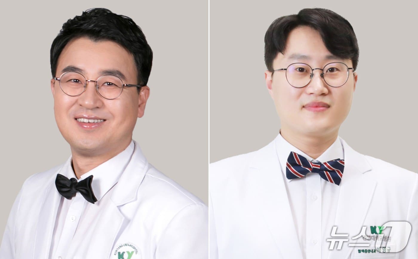 건양대학교 혈액종양내과 최종권(왼쪽)·박영교 교수(건양대병원 제공) /뉴스1