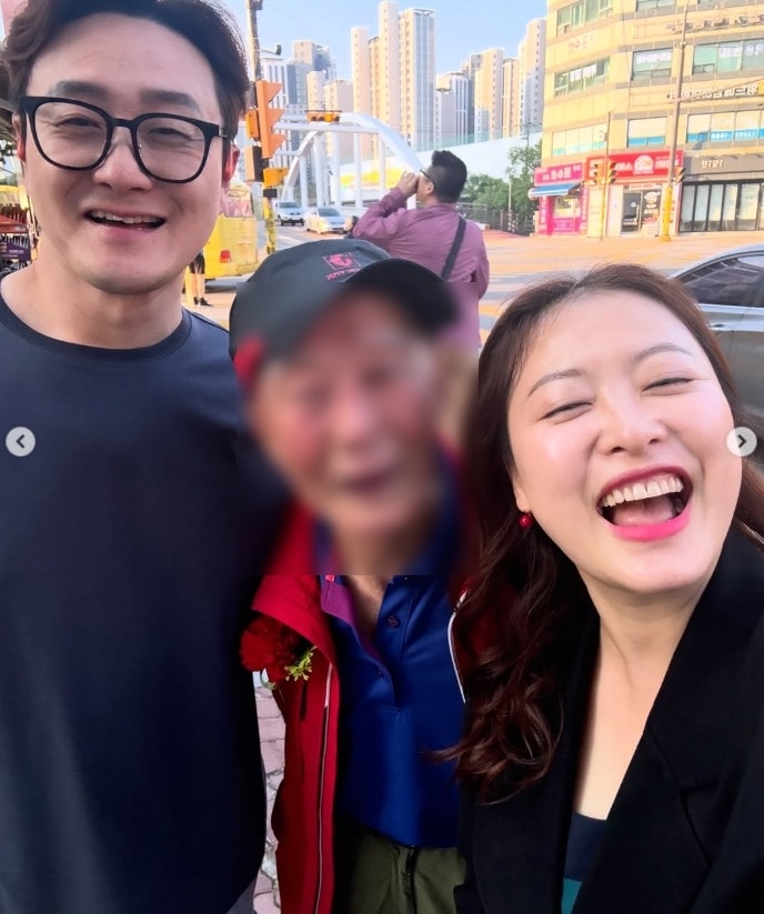심진화&hearts; "부친 챙겼다" 김형은의 아버지를 찾아간