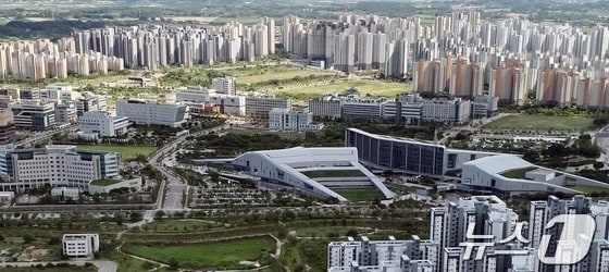 충남 내포신도시 전경.(도 제공. 재판매 및 DB금지)/뉴스1
