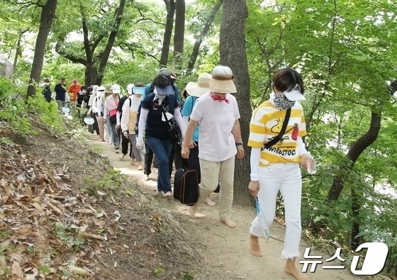 맨발걷기(자료사진)