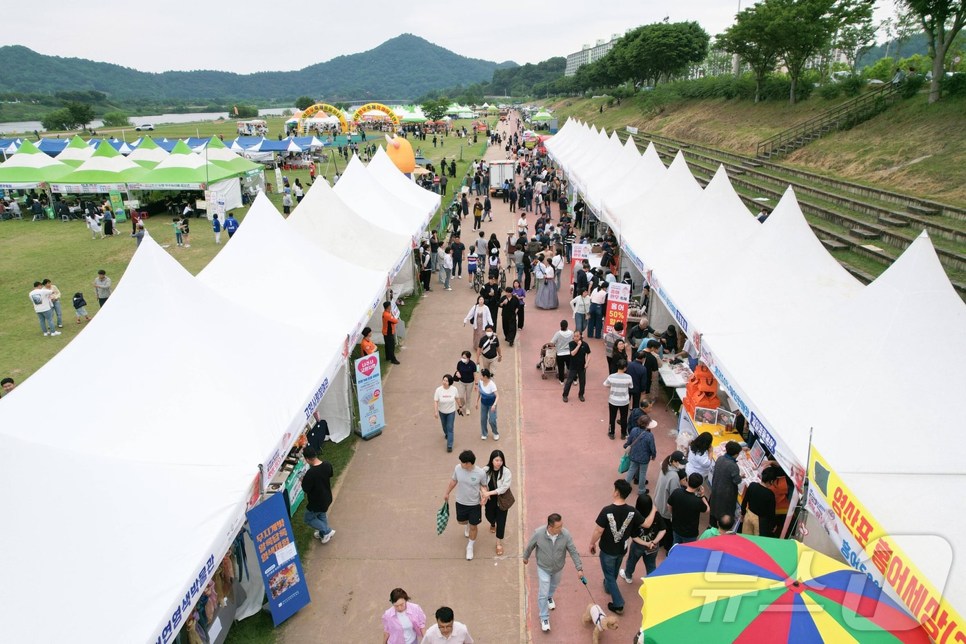 제21회 영산포 홍어·한우축제 모습.(나주시 제공, 재배포 및 DB 금지) ⓒ 뉴스1