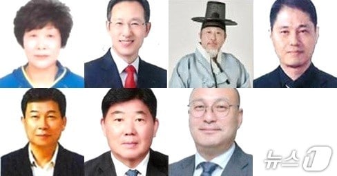 2026년 전주시민대상 수상자. 위쪽 왼쪽부터 문정혜, 신효균, 왕기석, 정인준 씨. 아래쪽 왼쪽부터 송병용, 최형원, 서양열 씨./뉴스1