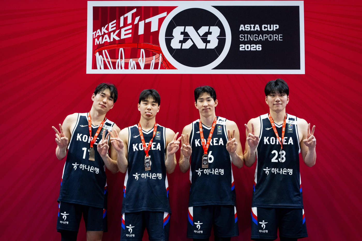 남자 3x3 농구대표팀. (대한민국농구협회 제공)