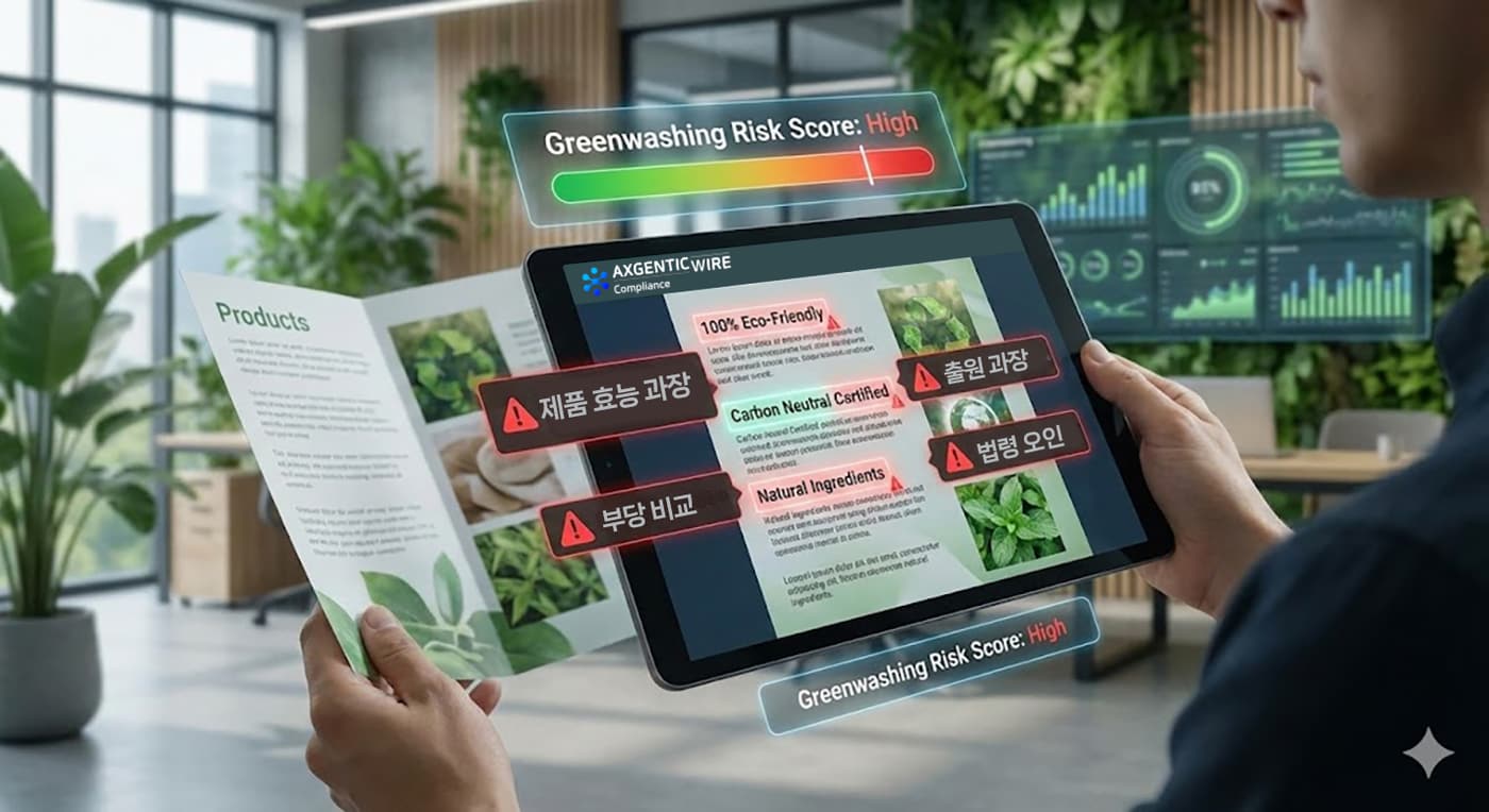 SK AX의 '엑스젠틱와이어 컴플라이언스'(AXgenticWire Compliance)를 이해하기 쉽게 인공지능(AI)으로 생성한 이미지 (SK AX 제공)