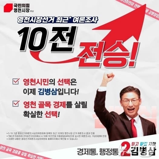 김병삼 국민의힘 영천시장 후보 카드뉴스 ⓒ 뉴스1 정우용 기자