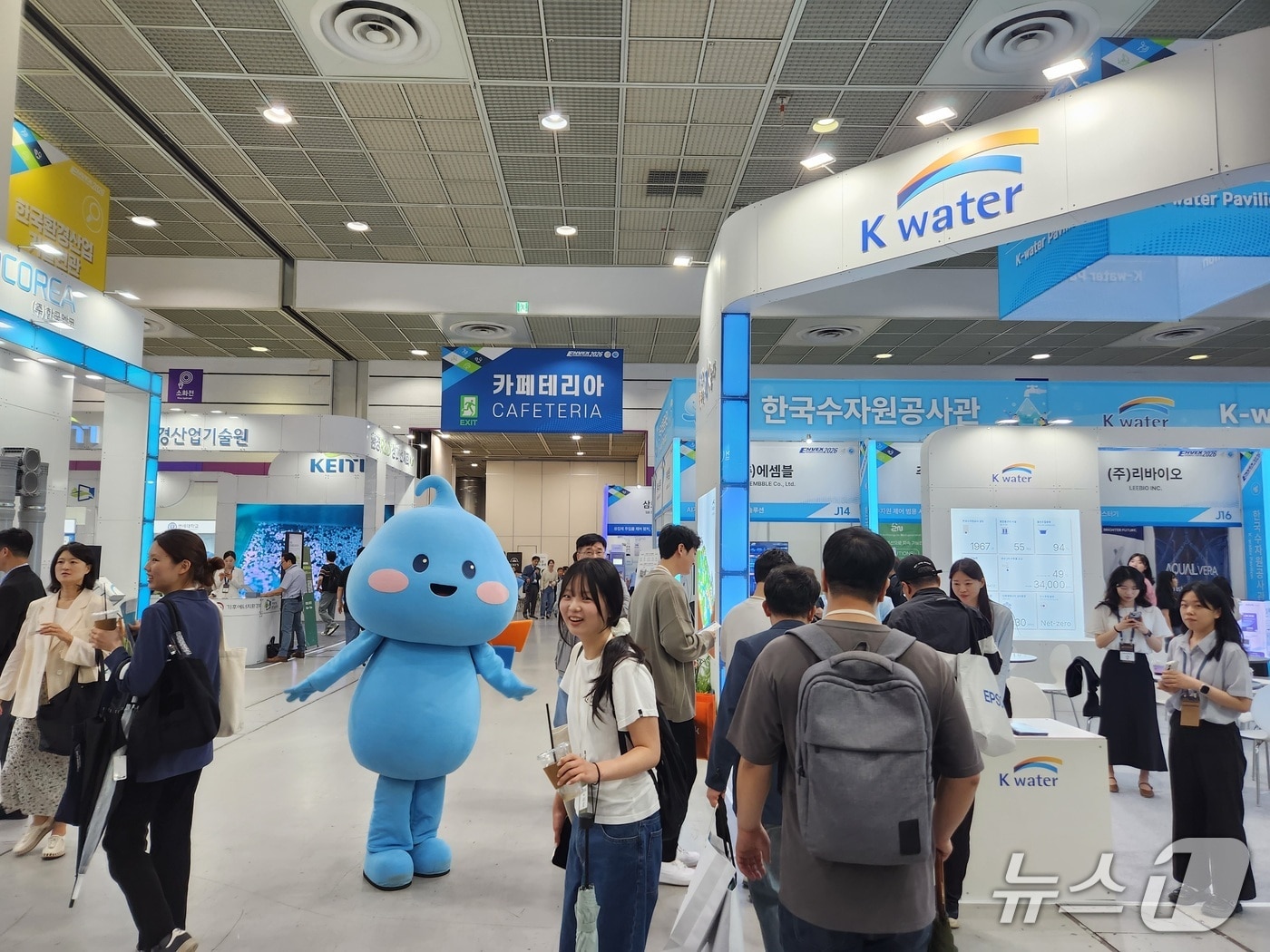 한국수자원공사는 ‘제47회 국제환경산업기술·그린에너지전(ENVEX 2026)’에 참가해 ‘K-water관’을 운영하고 있다.(한국수자원공사 제공.재판매 및 DB금지)/뉴스1