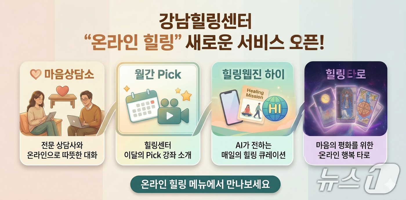온라인 힐링 서비스.(강남구 제공)
