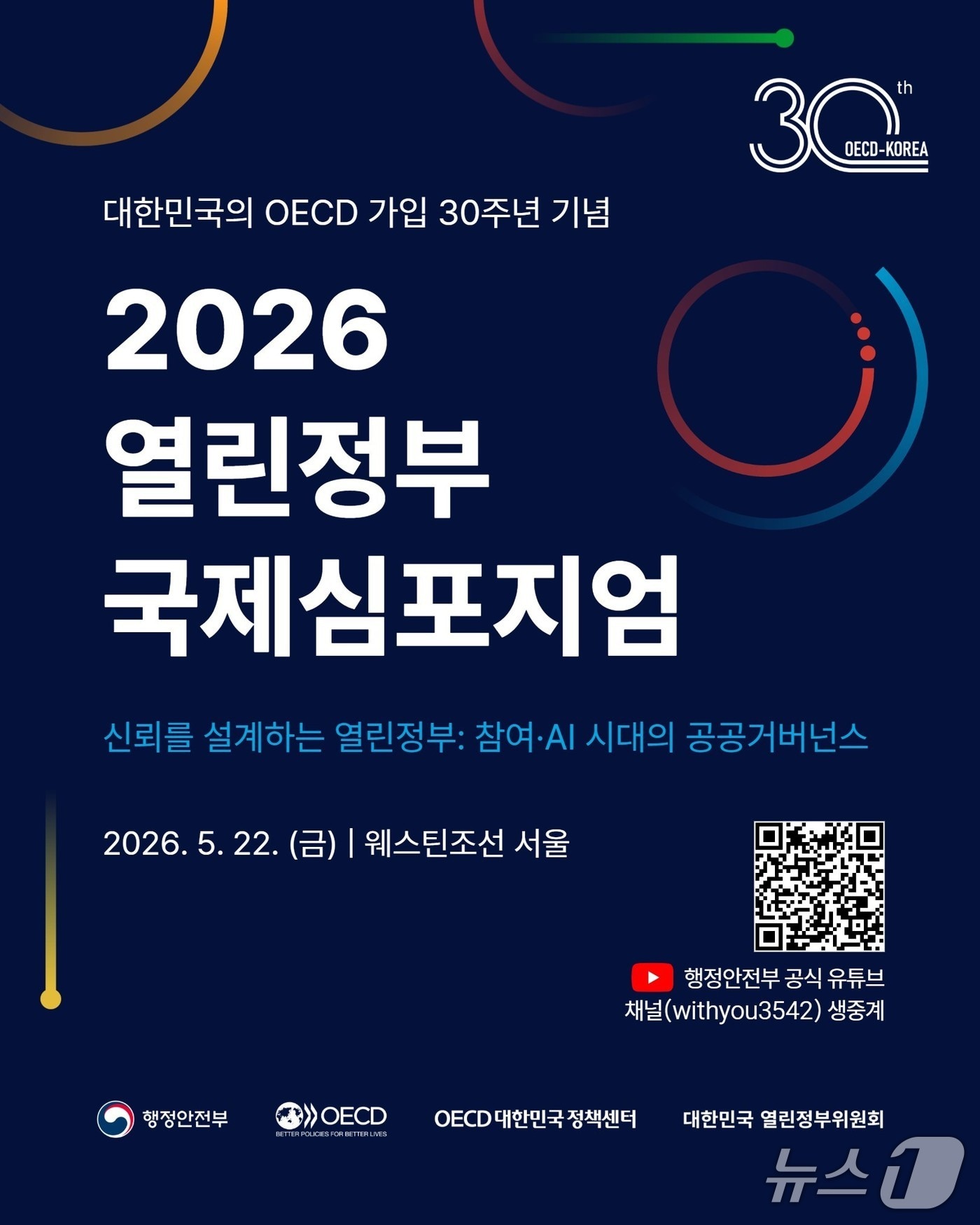 2026 OECD 열린정부 국제심포지엄.(행정안전부 제공)