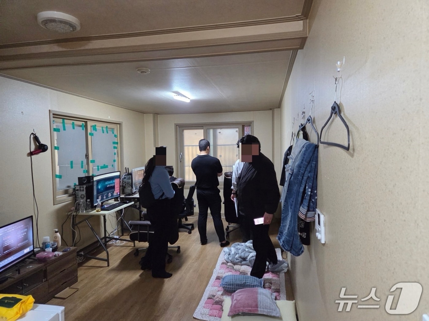 정선경찰서, 불법 사행성 게임장 단속 현장.(정선경찰서 제공, 재판매 및 DB금지)