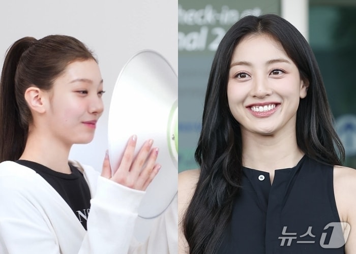 박서연(왼쪽)과 트와이스 지효 / 사진=ABD SNS 갈무리, 뉴스1 DB