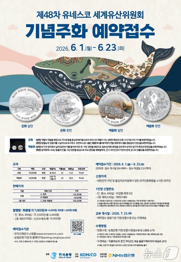 기념주화 예약접수 홍보 안내문. (울산시 제공. 재판매 및 DB 금지) /뉴스1