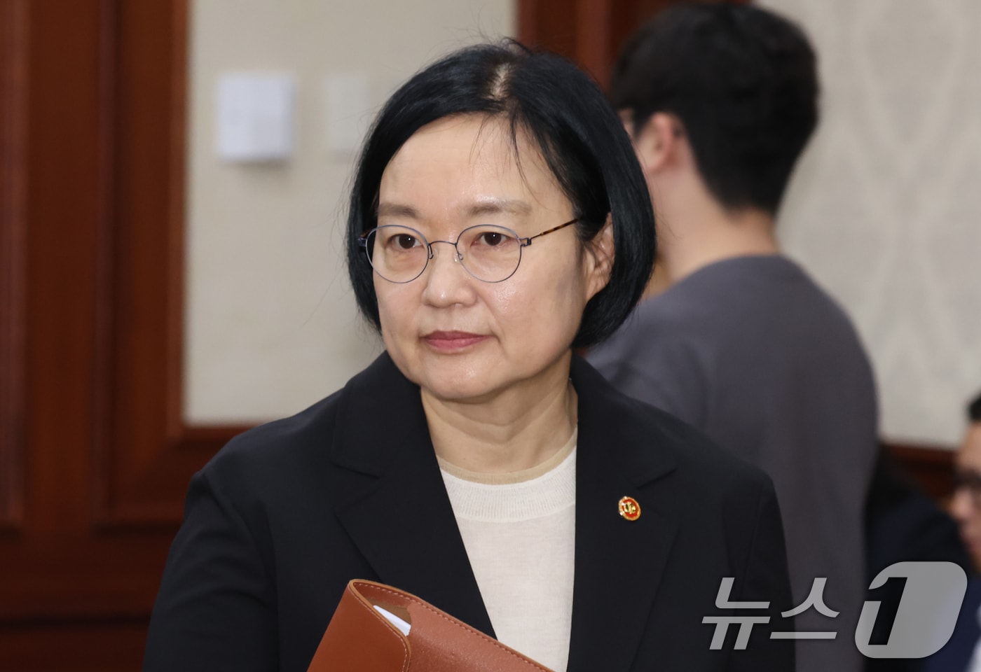 차기 국무총리로 지명된 한성숙 중소벤처기업부 장관. 2026.5.29 ⓒ 뉴스1 김명섭 기자