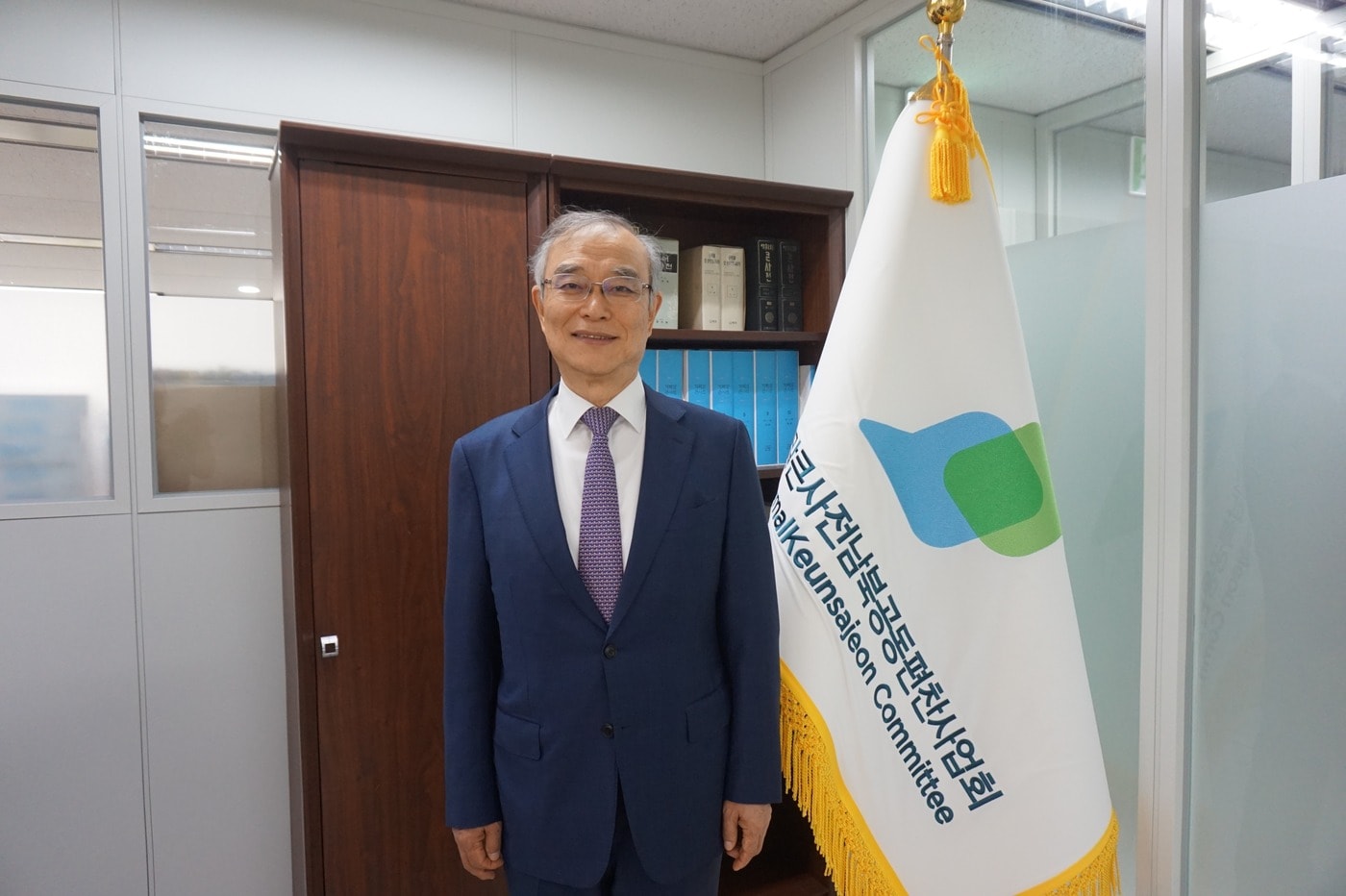 안병우 겨레말큰사전남북공동편찬사업회(편찬사업회) 제4대 이사장. (통일부 제공)