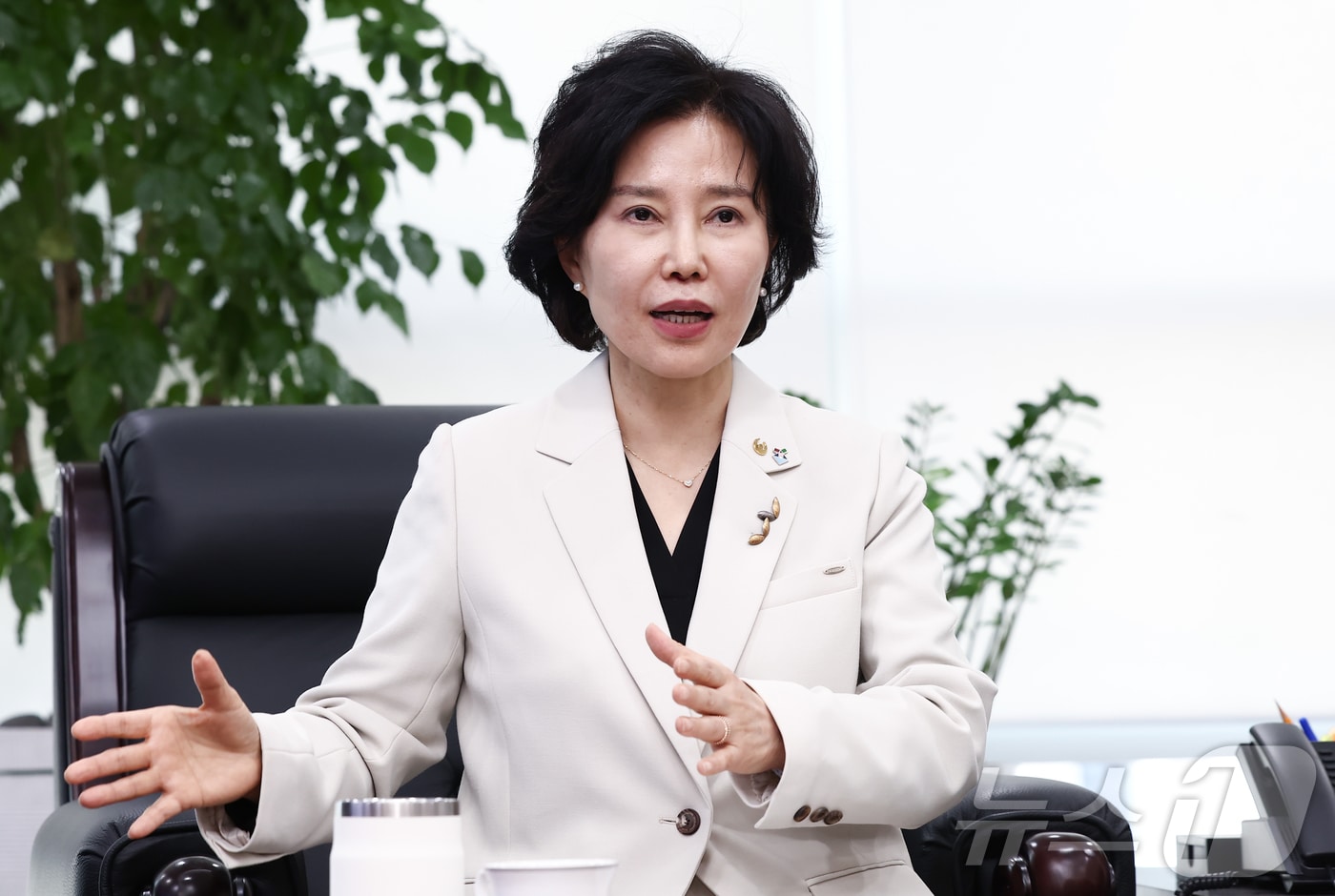 김은경 서민금융진흥원장 ⓒ 뉴스1 김민지 기자