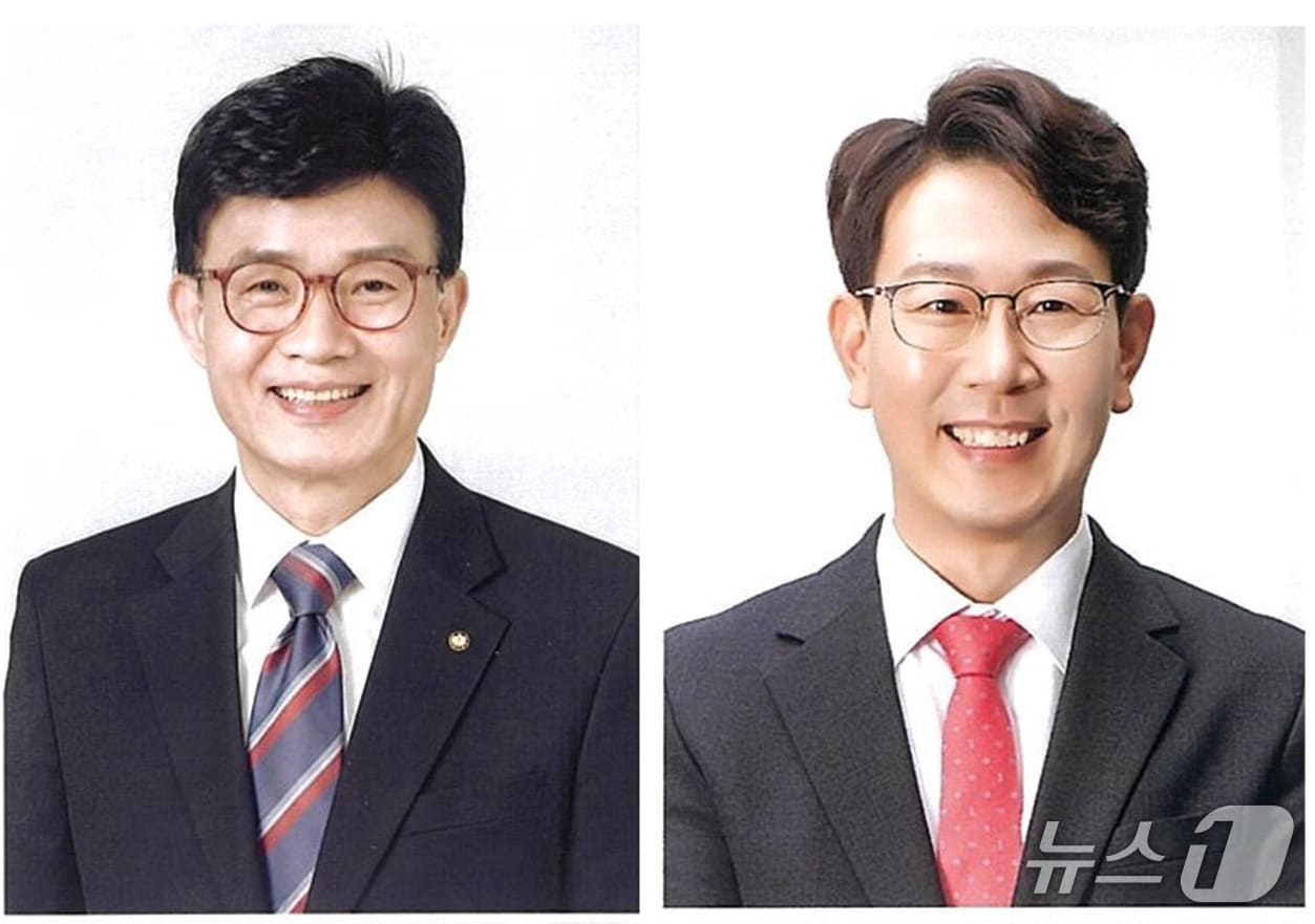 대구 수성구의원 선거에 출마한 지형일 더불어민주당 후보(왼쪽)와 남정호 국민의힘 후보.(재판매 및 DB금지)