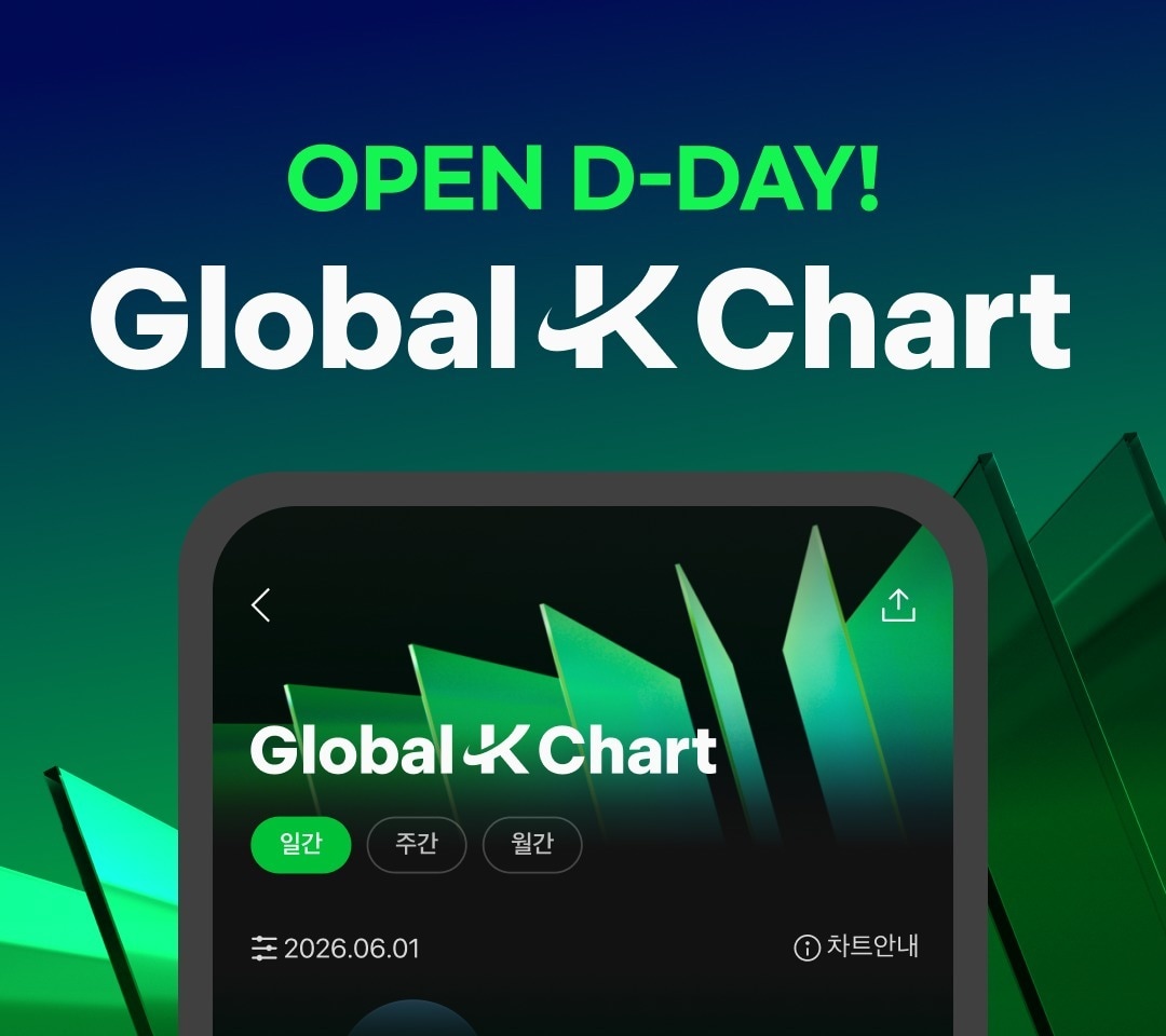 멜론의 '글로벌-K 차트' (카카오엔터테인먼트 제공)