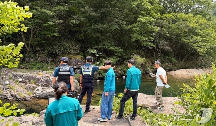 전북 완주군이 주요 물놀이 관리지역에 대한 안전 점검에 나섰다.(완주군 제공. 재판매 및 DB금지)2026.6.11/뉴스1