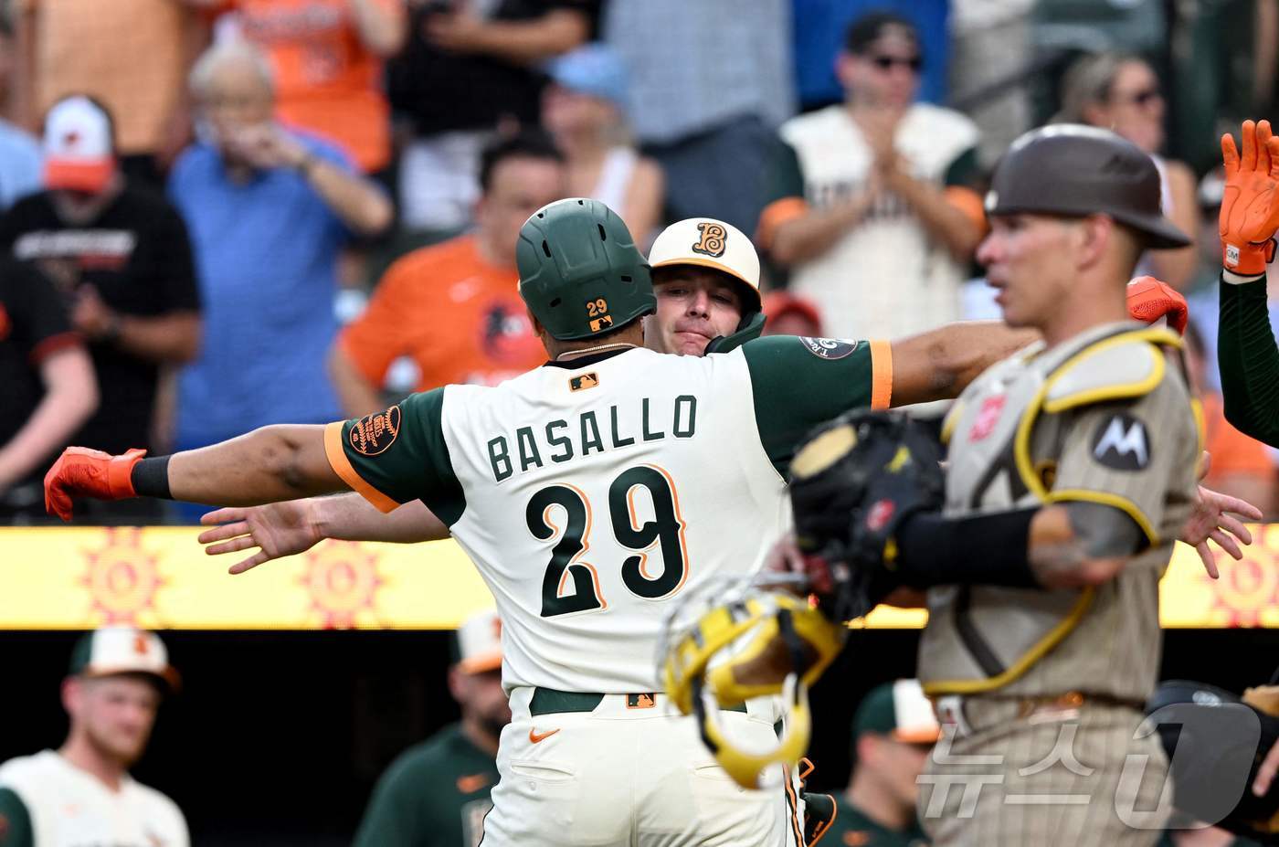 MLB 샌디에이고가 볼티모어에 패했다.ⓒ AFP=뉴스1