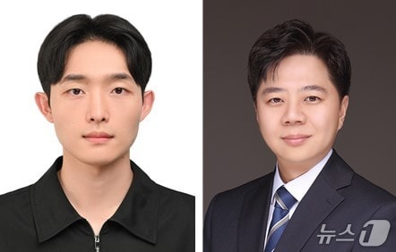 국립한밭대학교 응용소재공학과 하지훈 석사과정생(왼쪽)과 신소재공학과 김정환 교수 (국립한밭대학교 제공.재판매 및 DB 금지)/뉴스1