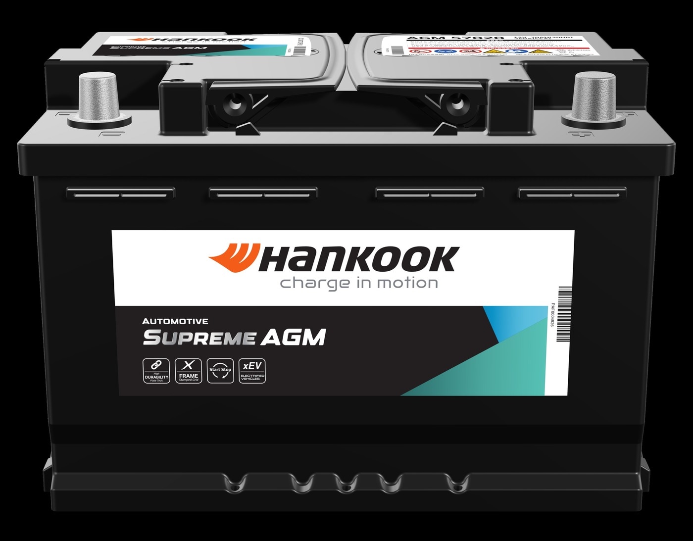 한국앤컴퍼니 한국(Hankook) 배터리 브랜드의 AGM 배터리 제품(자료사진. 한국앤컴퍼니 제공). 2026.6.15.