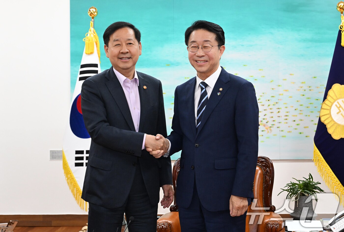 조정식 국회의장, 구윤철 부총리 접견