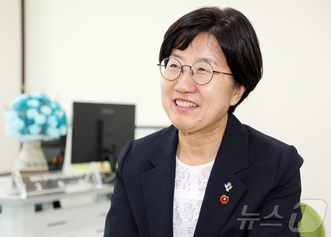 뉴스1 제주본부와 인터뷰하는 고의숙 제주특별자치도교육감 당선인. 2026.6.17 ⓒ 뉴스1 오미란 기자