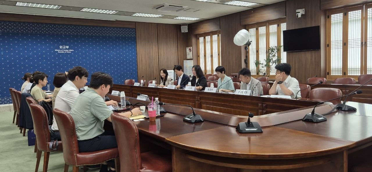 외교부는 19일 오진희 공공문화외교국장 주재로 '지식 공공외교 실무위원회 회의'를 개최했다고 밝혔다. (외교부 제공)