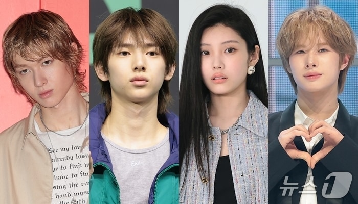 코르티스 마틴, 주훈, 아일릿 원희, 투어스 경민(왼쪽부터) ⓒ 뉴스1 DB