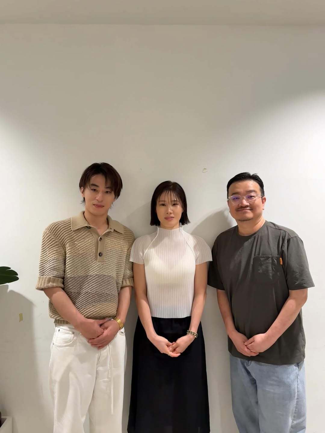 구교환, 이옥섭 감독, 연상호 감독(쇼박스 SNS)