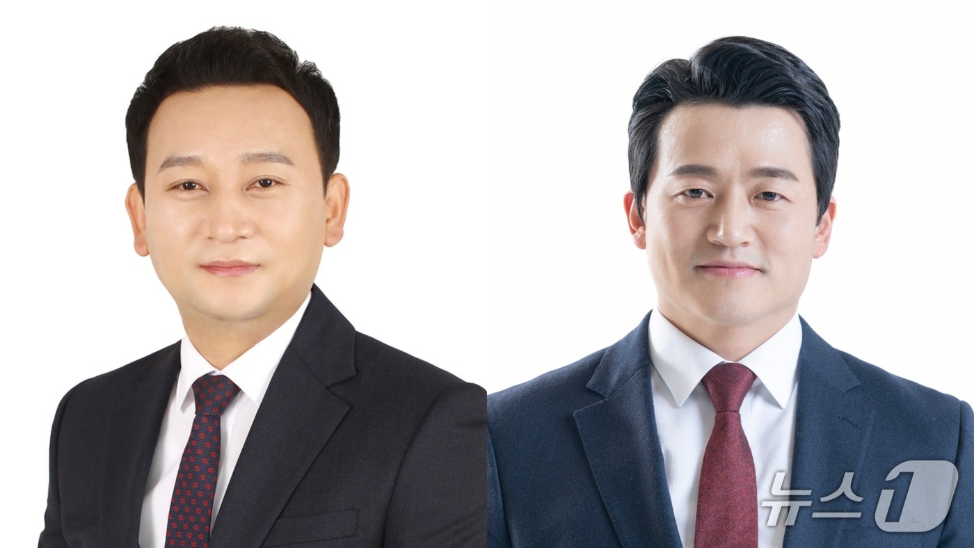 김태욱(왼쪽), 문기호 국민의힘 당선인.(울산 중구의회 제공. 재판매 및 DB금지)/뉴스1