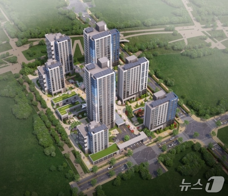 경산대임 B1블록 조감도.(LH 대구경북본부 제공, 재판매 및 DB 금지)