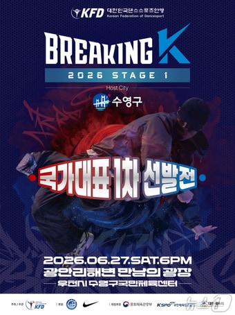 '2026 브레이킹K 시리즈 1차 대회' 포스터. (수영구 제공. 재판매 및 DB금지)