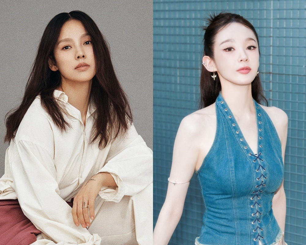 왼쪽 가수 이효리, 가수 강민경 / KBS 2TV '해피투게더' 제공
