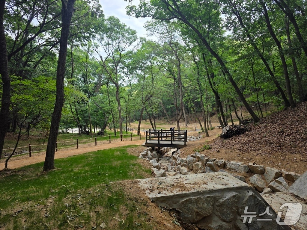 경기 의정부시는 추동근린공원의 호우 피해지를 복구하고 새단장했다고 밝혔다. (사진 의정부시)
